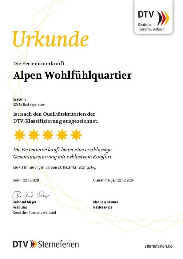 Alpen Wohlfuehlquartier Vila Bayersoien Exterior foto